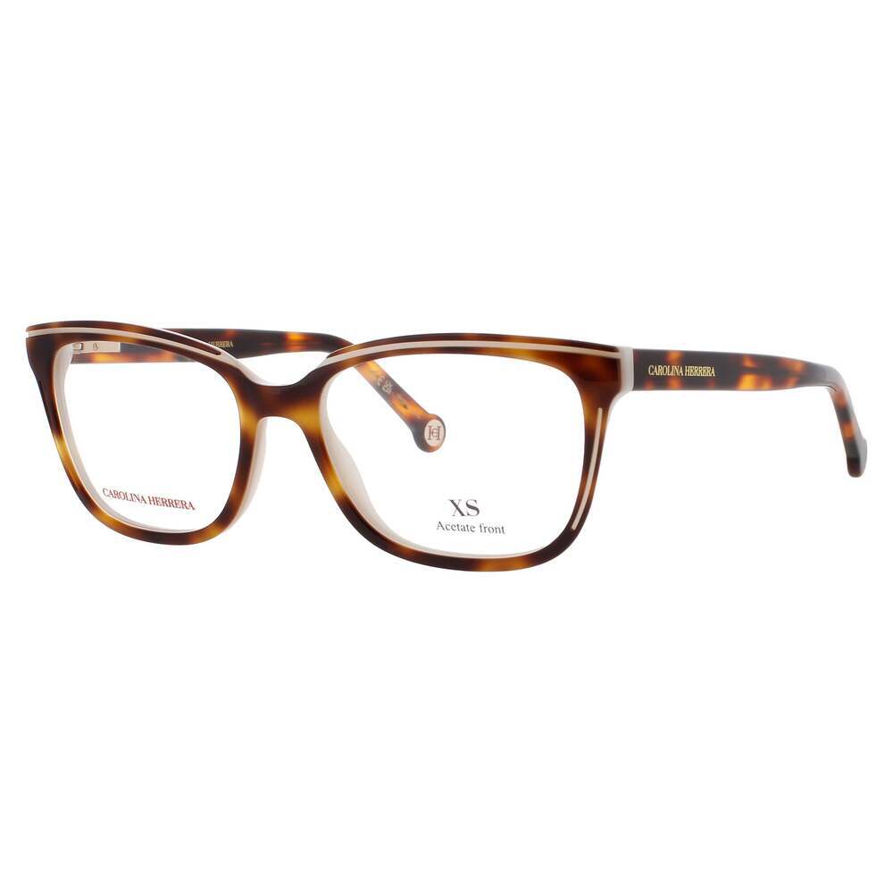 NWT Carolina Herrera HER 0170-C9K Havana/White 51mm Eyeglasses